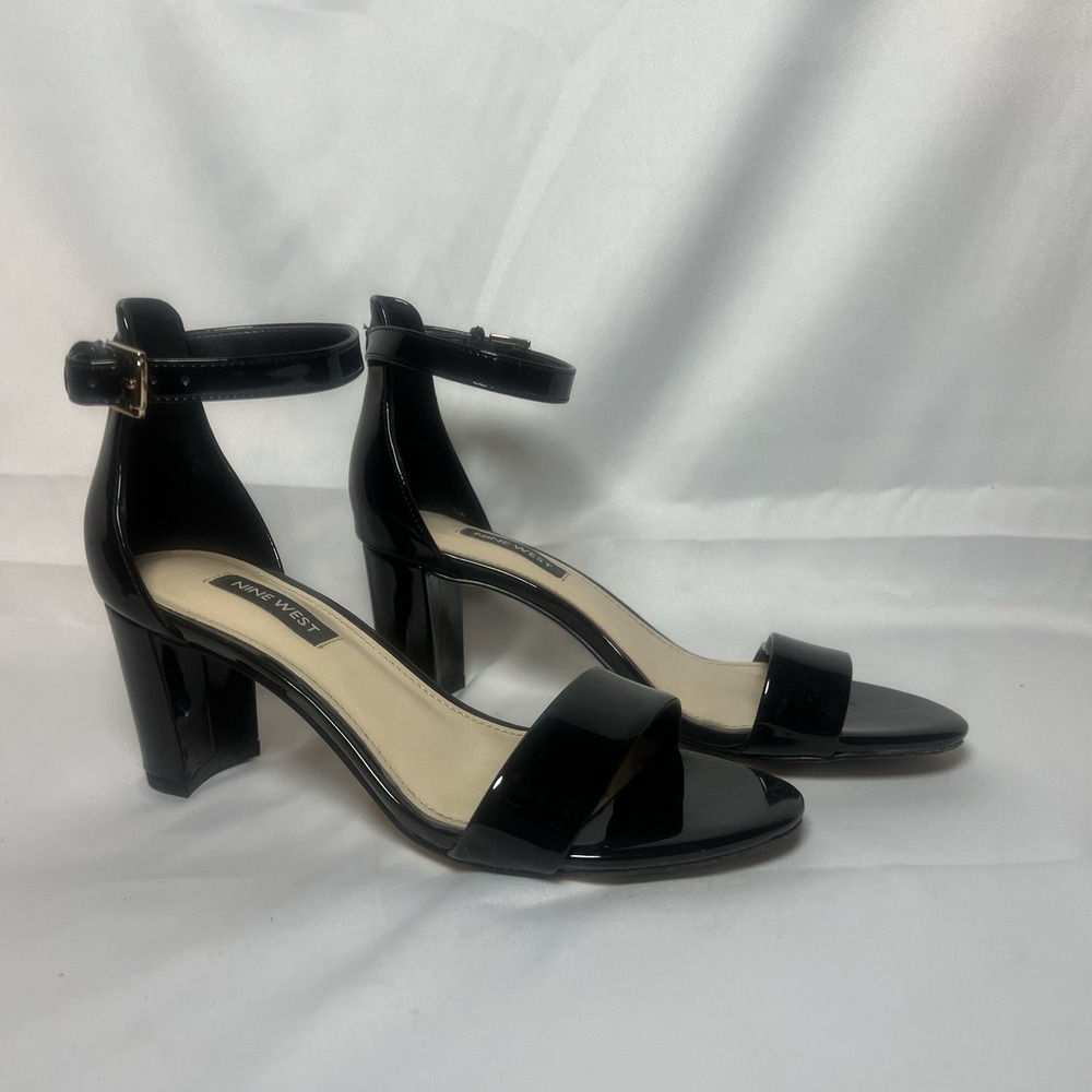 NWT Nine West Pruce Women's Black Sandal-Size 6 M